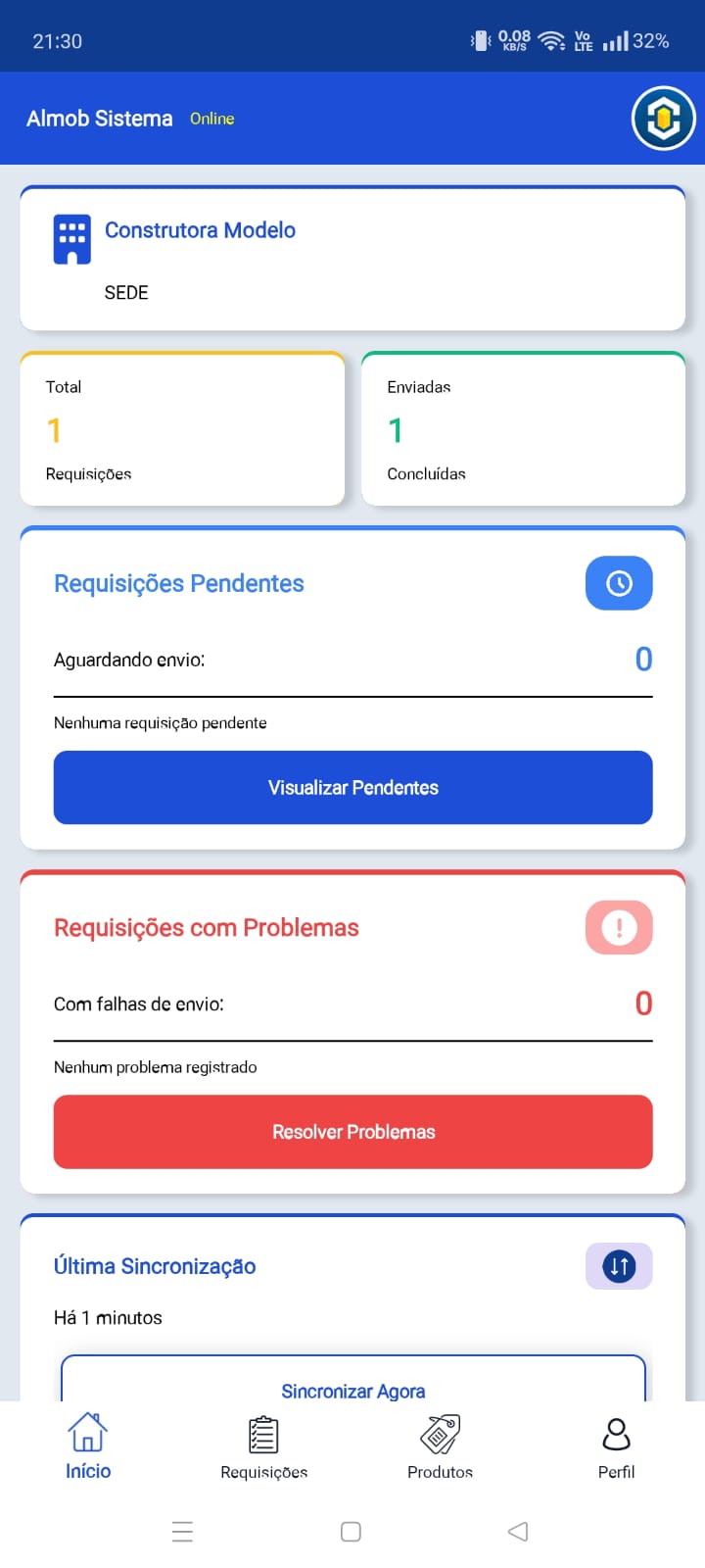 Preview da funcionalidade